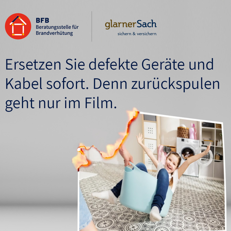 Sicherer Umgang mit elektrischen Geräten
