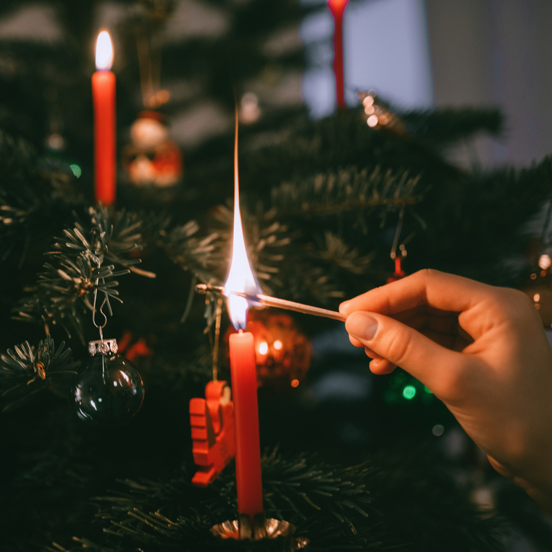 Lichterlöschen für den Weihnachtsbaum